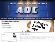 Tablet Screenshot of aoc.nl