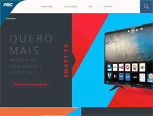 Tablet Screenshot of aoc.com.br